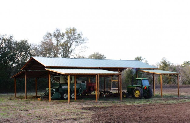 Pole barn finished