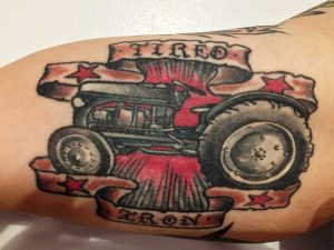 tractor tattoo