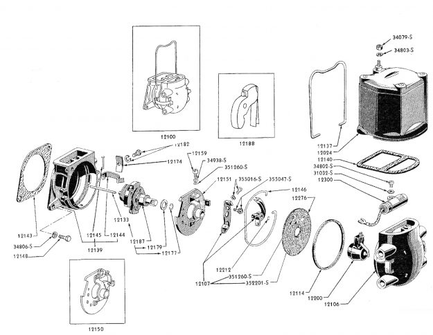 Distributor disassembly diagram