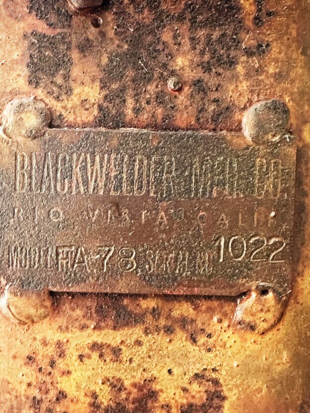 8N Blackwelder tag